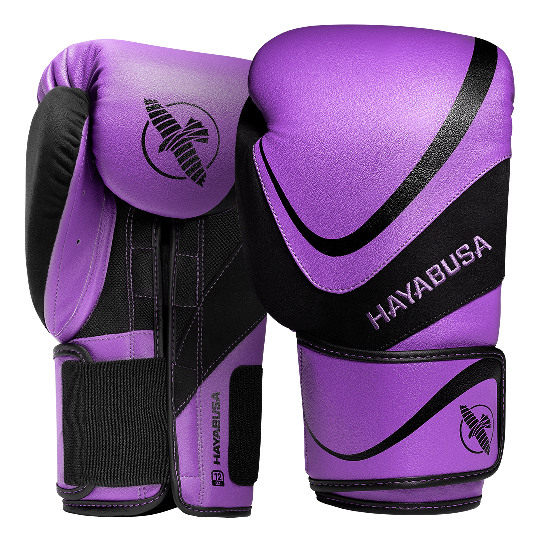 purple mma gloves