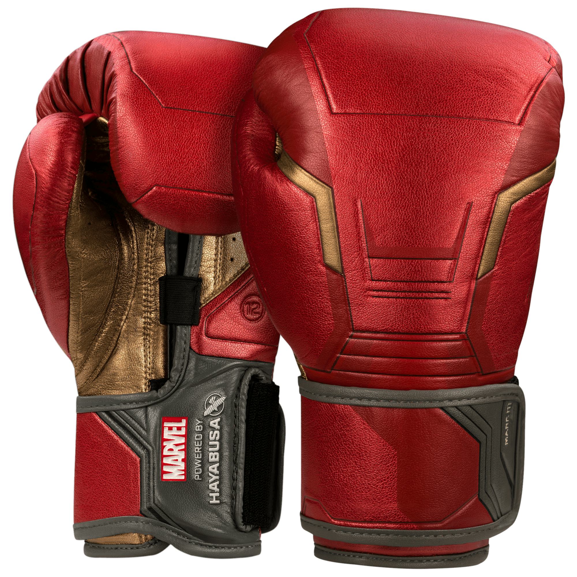 Marvel Hero Elite Iron Man Boxing Gloves by Hayabusa